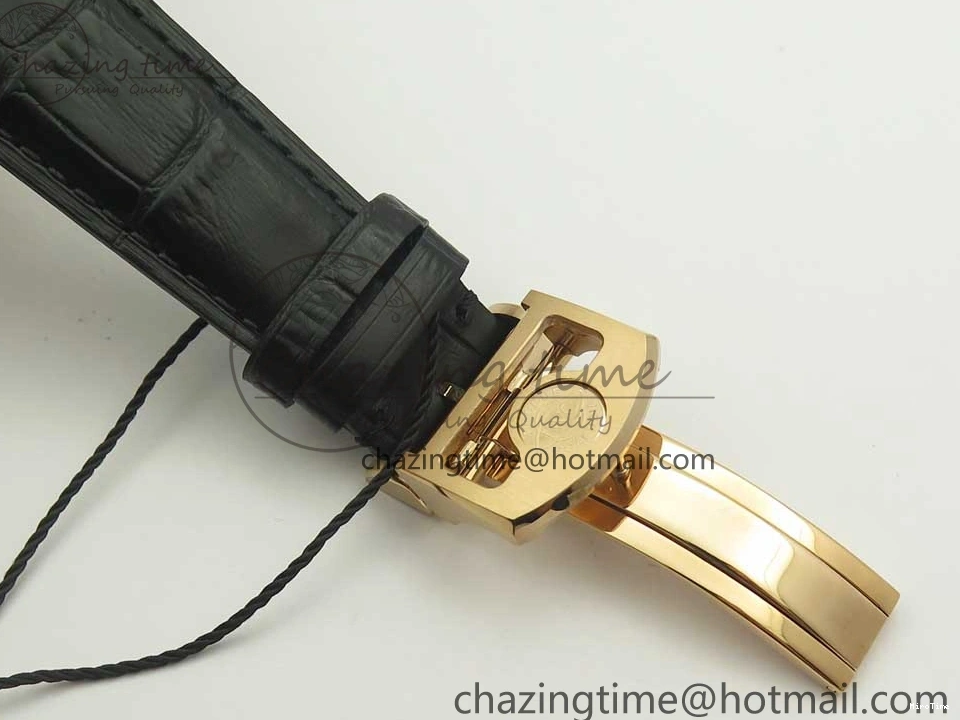 MIROTIME 0422 Thermal Portuguese Real PR Real Annual Calendar IW503501 RG ZF 1:1 Best Edition White Dial on Black Leather Strap A 7150